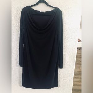 Black long sleeve Calvin Klein dress